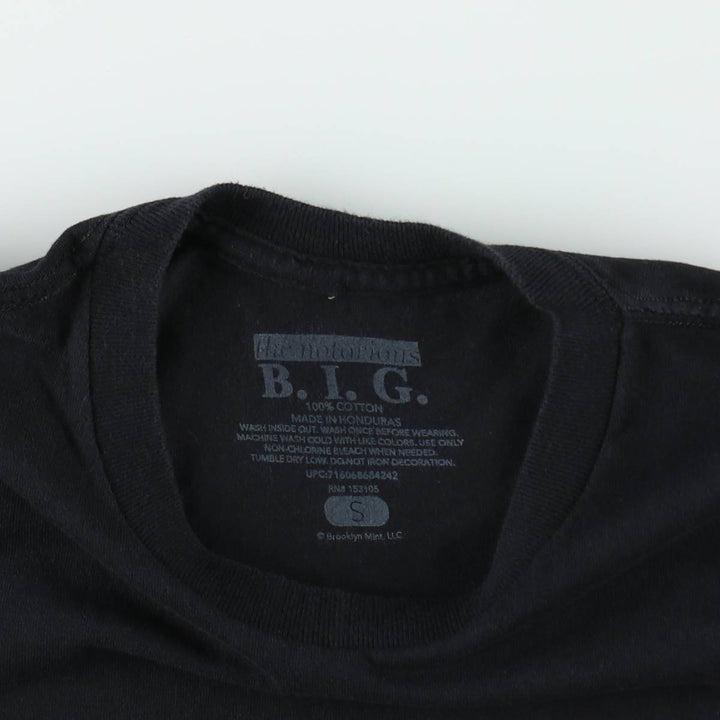 THE NOTORIOUS BIG Rap T-Shirt (Men's Size S) cotton black type Vintage Second Hand