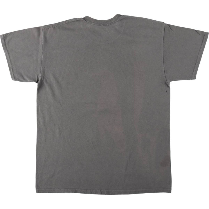 METALLICA Skull Pattern Band T-shirt Band Tee Men's L size cotton gray type Vintage Second Hand