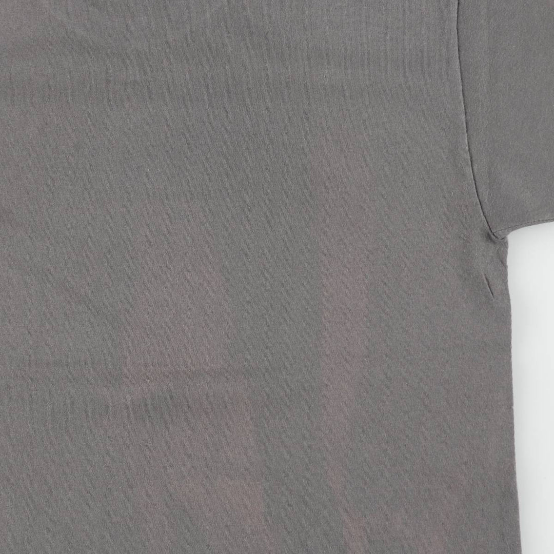 METALLICA Skull Pattern Band T-shirt Band Tee Men's L size cotton gray type Vintage Second Hand