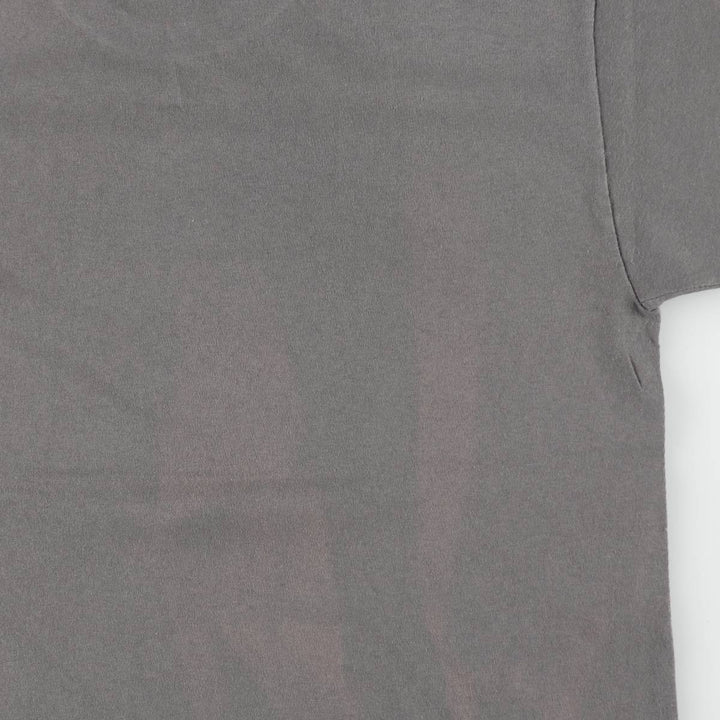 METALLICA Skull Pattern Band T-shirt Band Tee Men's L size cotton gray type Vintage Second Hand