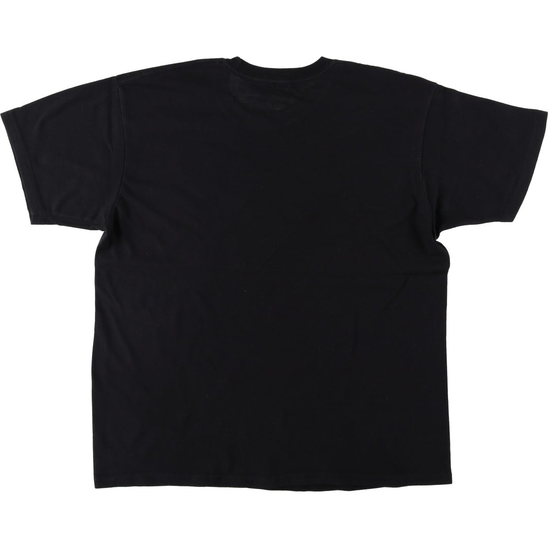 THE BEATLES Band T-shirt, Men's L size cotton black type Vintage Second Hand