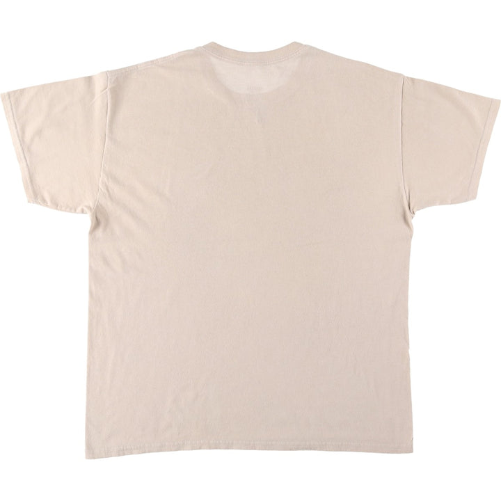 NIRVANA Nirvana Band T-shirt, Band T, Men's L size cotton Beige type Vintage Second Hand