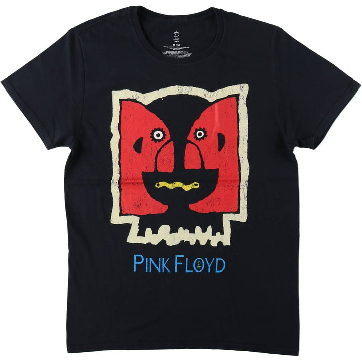 PINK FLOYD Pink Floyd Band T-shirt Band T Men's M size cotton black type Vintage Second Hand