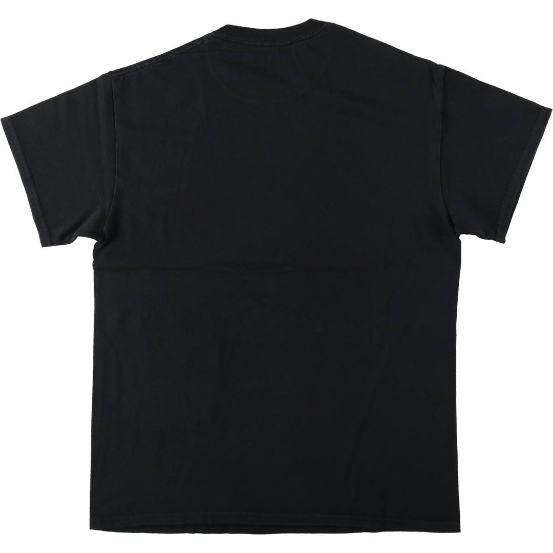 THE BEATLES Band T-shirt, Men's M size unclear black type Vintage Second Hand