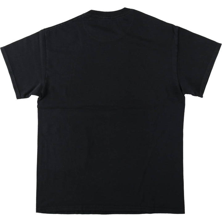 THE BEATLES Band T-shirt, Men's M size unclear black type Vintage Second Hand