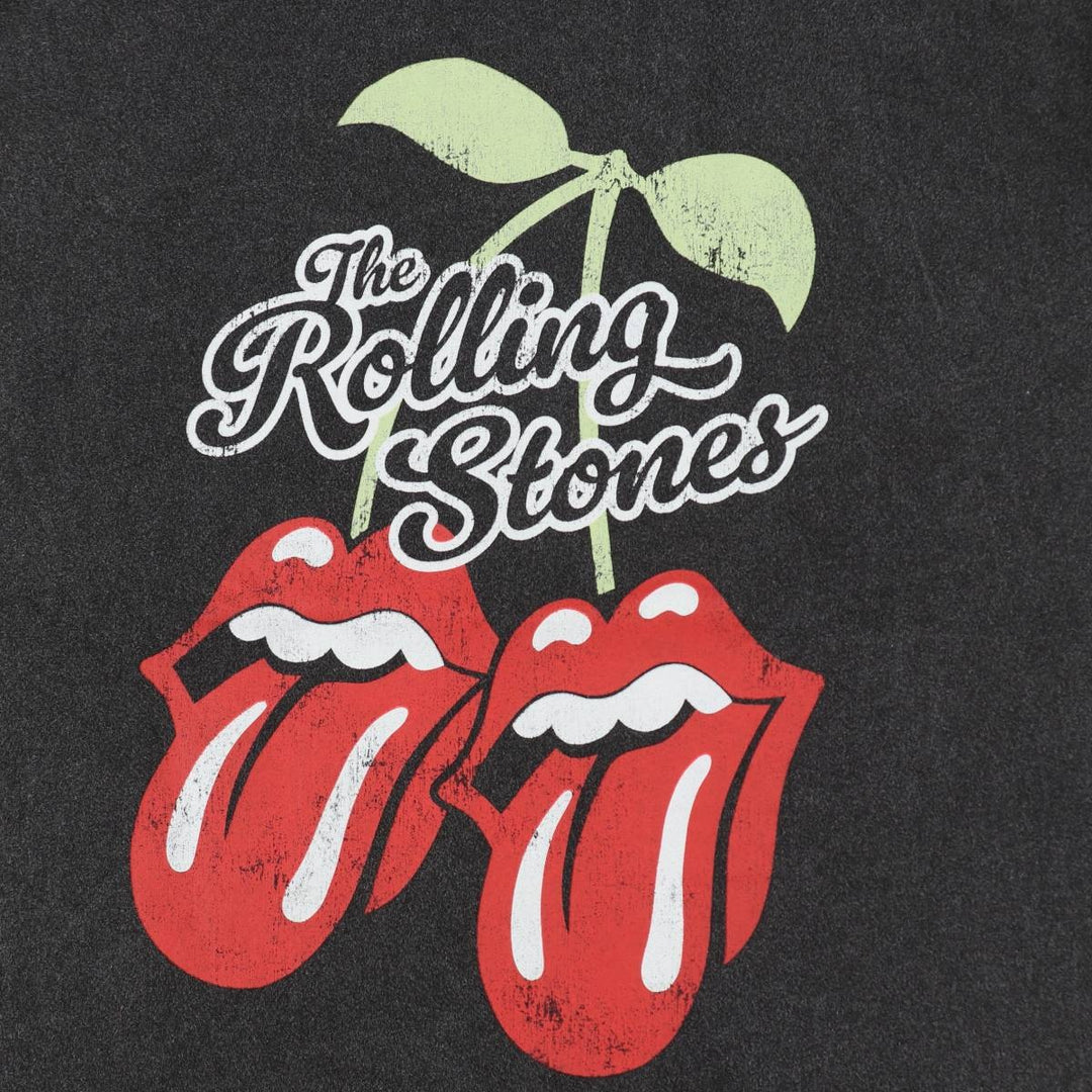 The Rolling Stones Band T-shirt, Band T, Men's L size cotton Charcoal Vintage Second Hand