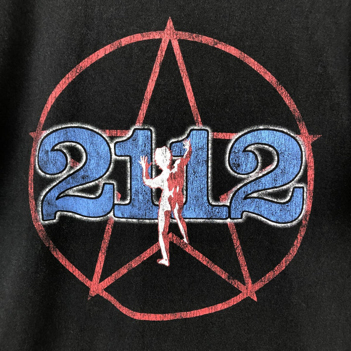 RUSH Band T-shirt, Men's Size M (equivalent) cotton black type Vintage Second Hand