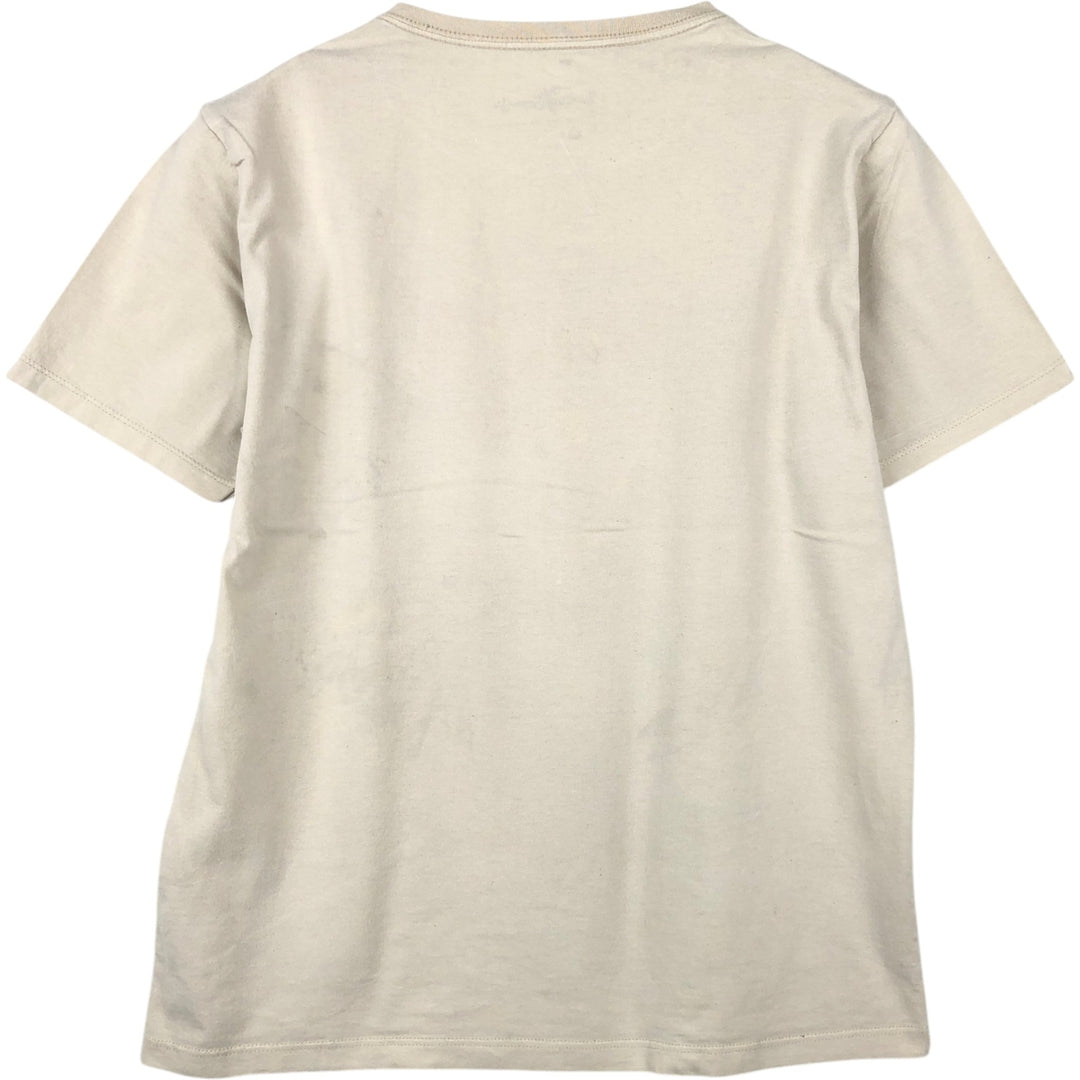 The Rolling Stones Band T-shirt, Men's M size cotton Beige type Vintage Second Hand