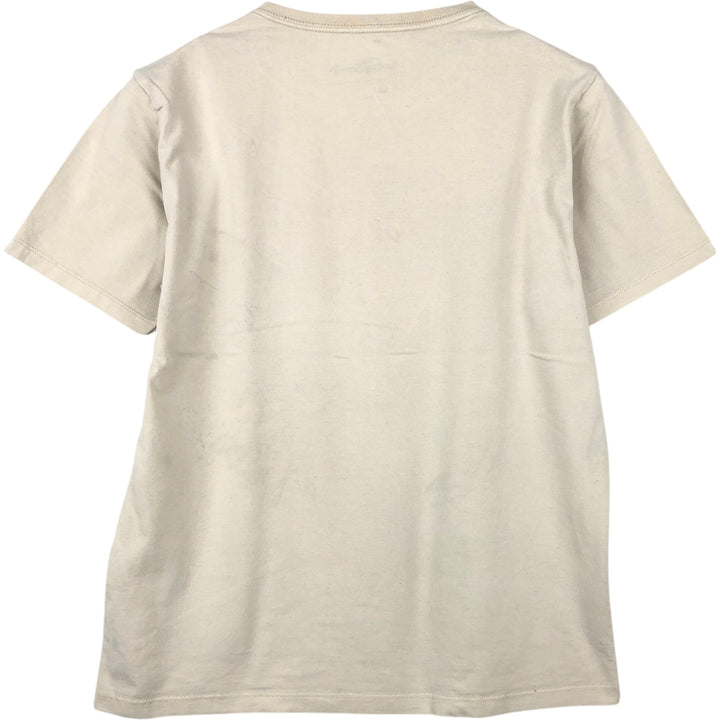 The Rolling Stones Band T-shirt, Men's M size cotton Beige type Vintage Second Hand