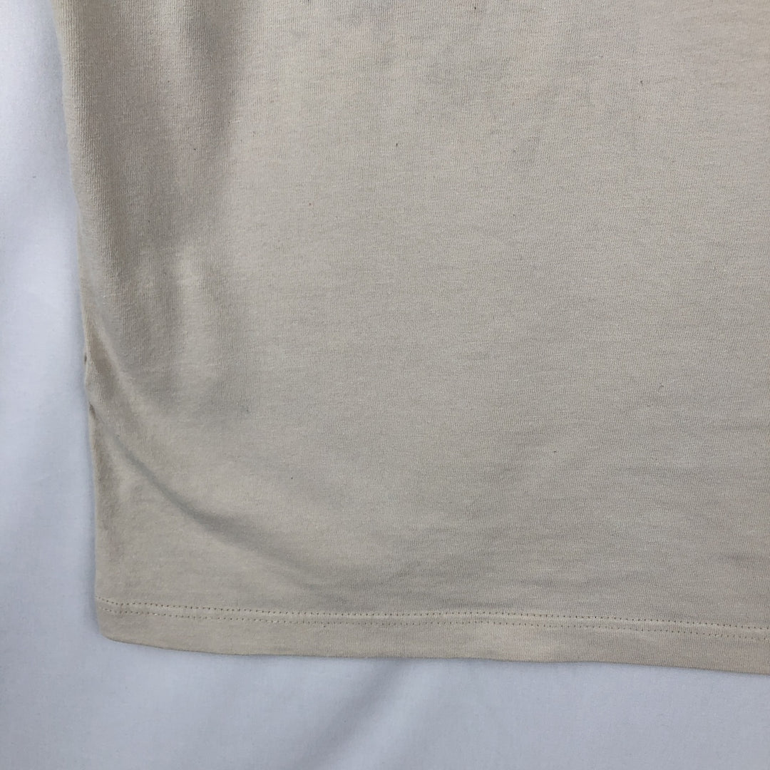 The Rolling Stones Band T-shirt, Men's M size cotton Beige type Vintage Second Hand