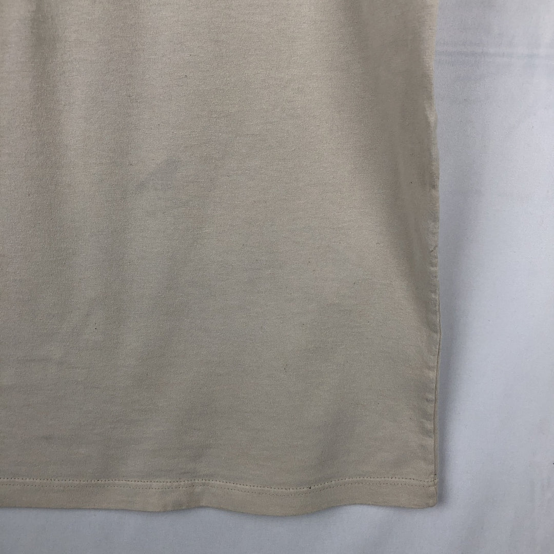 The Rolling Stones Band T-shirt, Men's M size cotton Beige type Vintage Second Hand