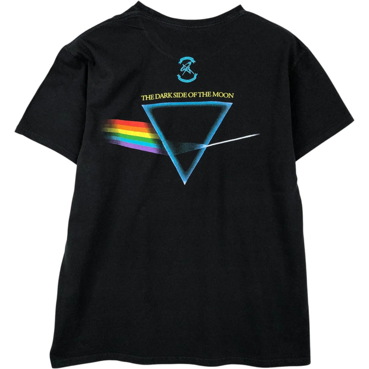 PINK FLOYD Pink Floyd Band T-shirt Band T Men's L size cotton black type Vintage Second Hand