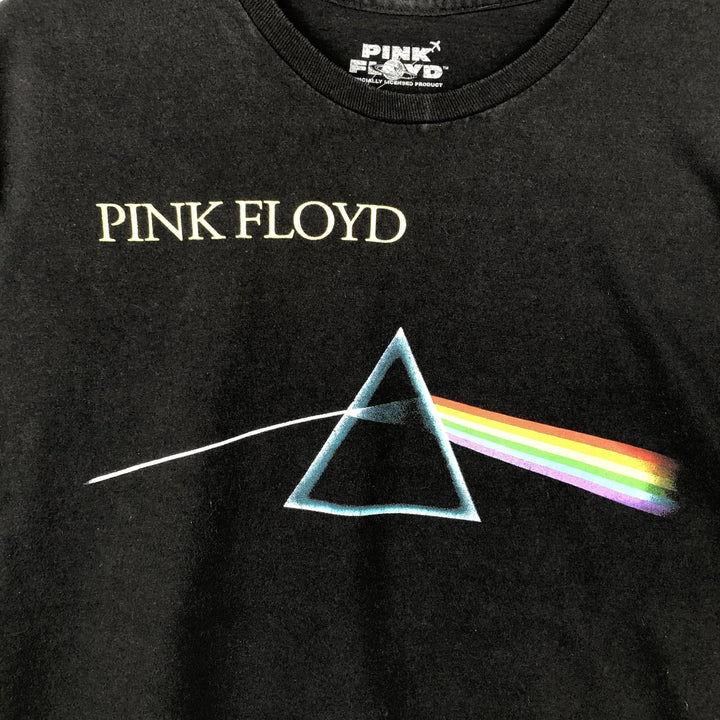 PINK FLOYD Pink Floyd Band T-shirt Band T Men's L size cotton black type Vintage Second Hand