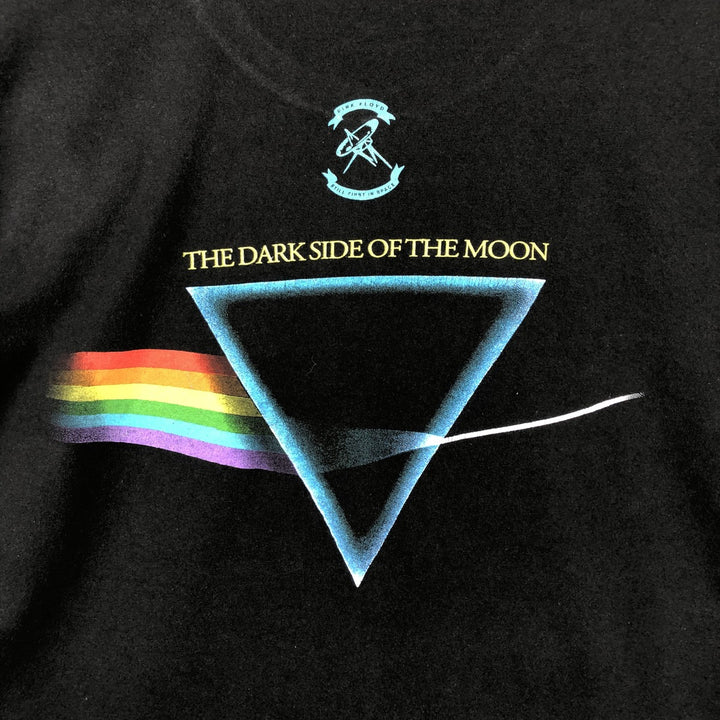 PINK FLOYD Pink Floyd Band T-shirt Band T Men's L size cotton black type Vintage Second Hand