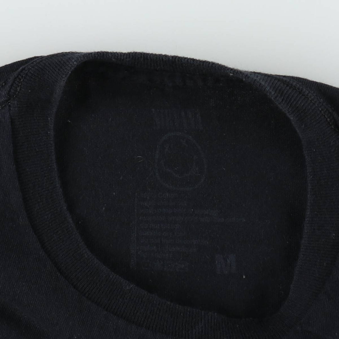 NIRVANA Nirvana Band T-shirt, Band T, Men's M size cotton black type Vintage Second Hand