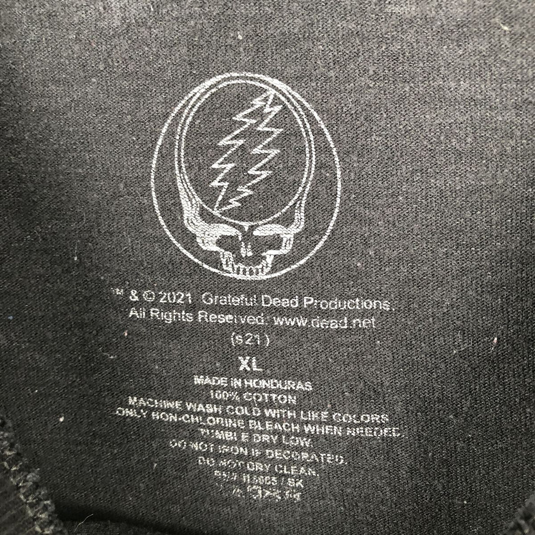 GRATEFUL DEAD DEAD BEAR Band T-Shirt, Men's XL cotton black type Vintage Second Hand