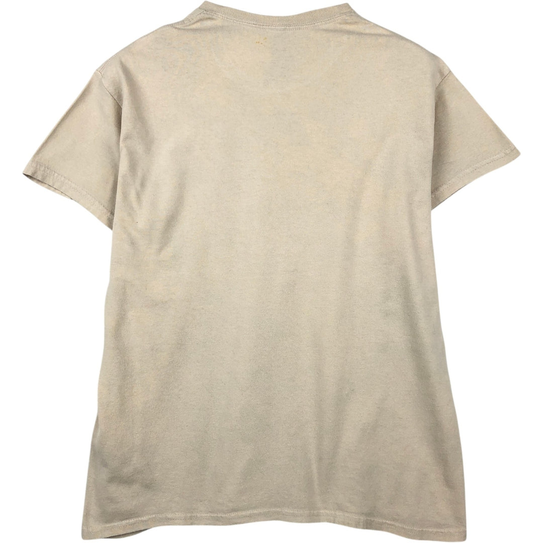NIRVANA Nirvana Band T-shirt, Band T, Men's M size cotton Beige type Vintage Second Hand
