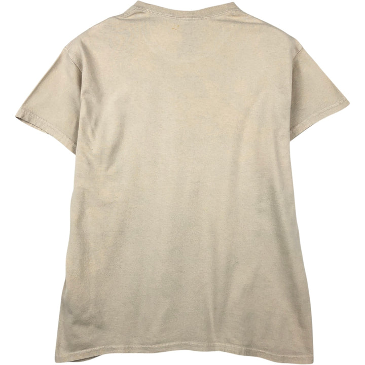 NIRVANA Nirvana Band T-shirt, Band T, Men's M size cotton Beige type Vintage Second Hand