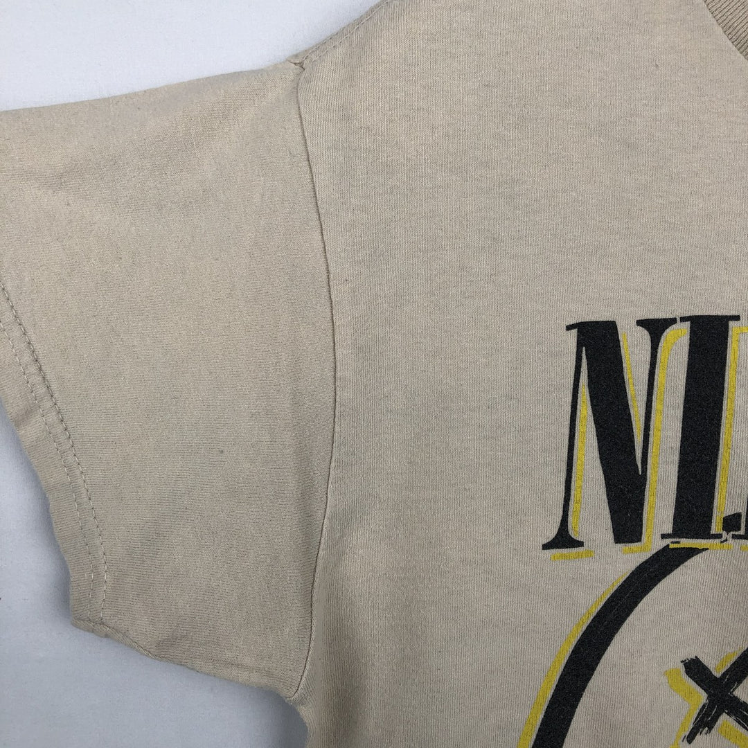 NIRVANA Nirvana Band T-shirt, Band T, Men's M size cotton Beige type Vintage Second Hand