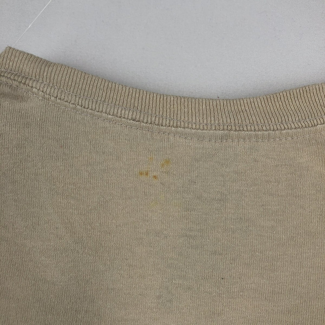 NIRVANA Nirvana Band T-shirt, Band T, Men's M size cotton Beige type Vintage Second Hand