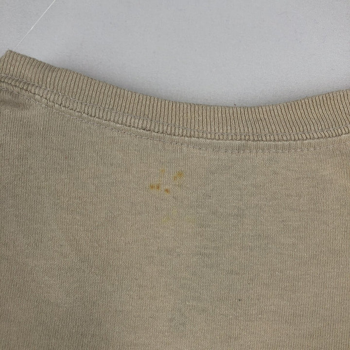 NIRVANA Nirvana Band T-shirt, Band T, Men's M size cotton Beige type Vintage Second Hand
