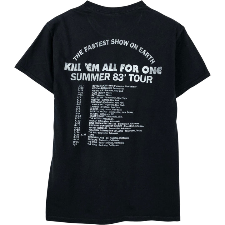 METALLICA Metallica Band T-shirt Band T Men's M size cotton black type Vintage Second Hand