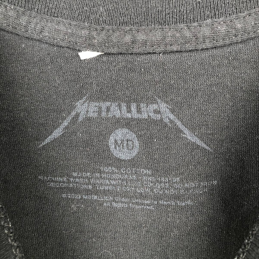 METALLICA Metallica Band T-shirt Band T Men's M size cotton black type Vintage Second Hand
