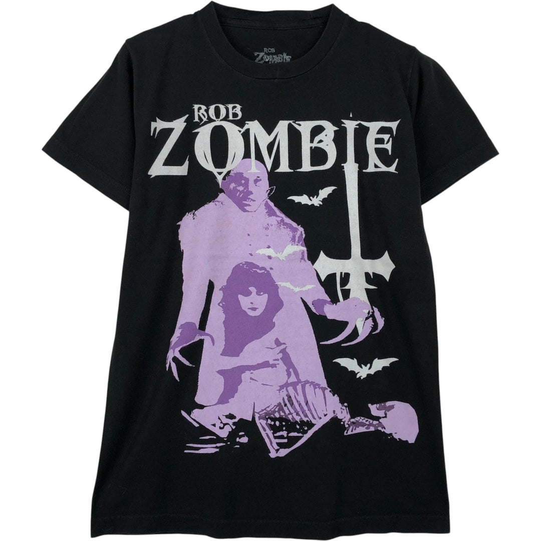 Rob Zombie band T-shirt, men's size M unclear black type Vintage Second Hand