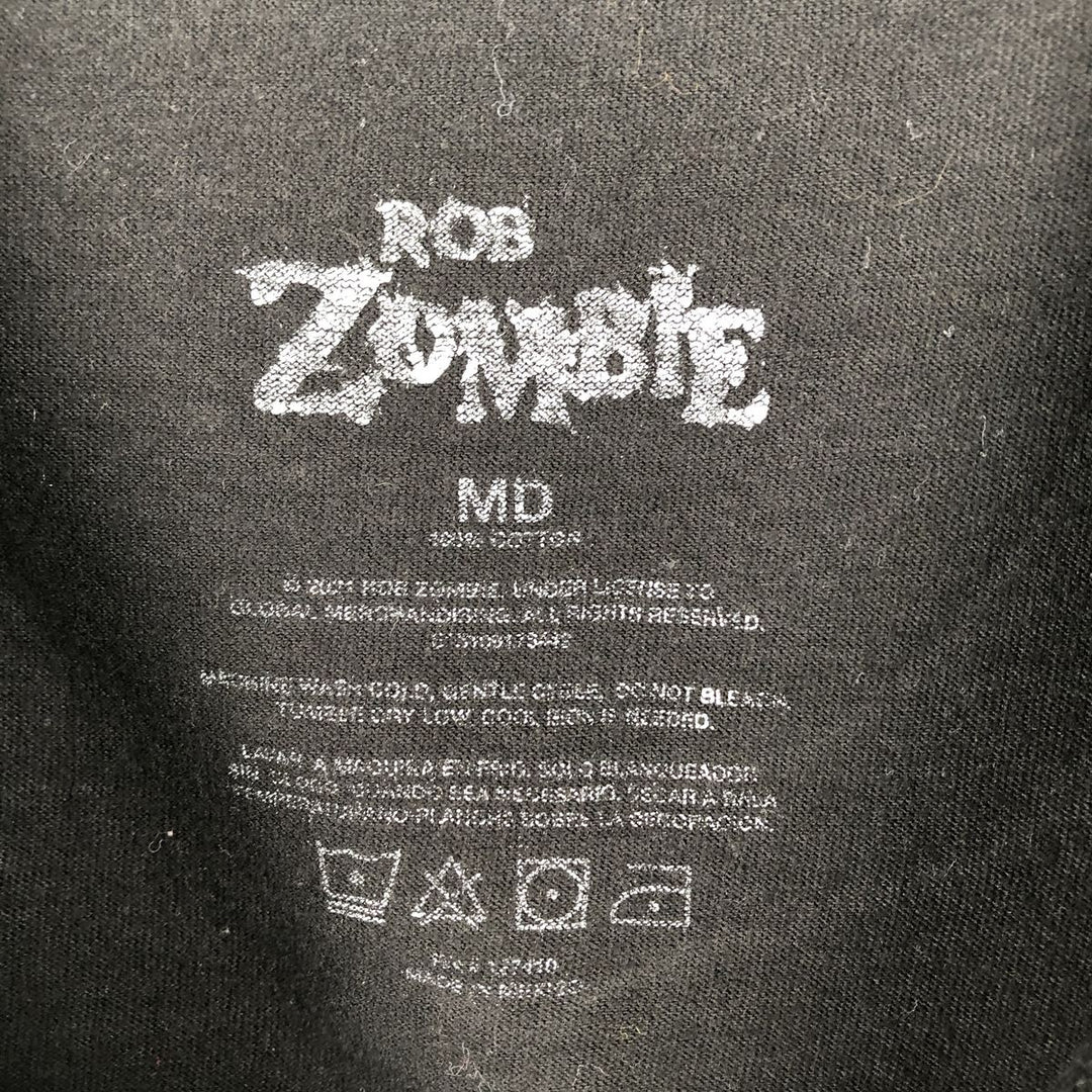 Rob Zombie band T-shirt, men's size M unclear black type Vintage Second Hand