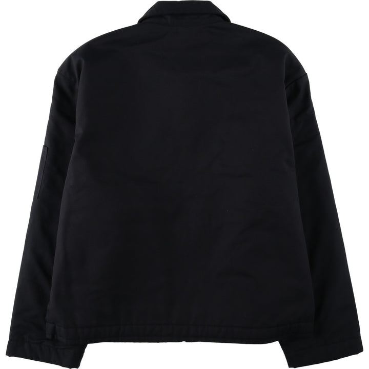 Dickies padded work jacket, men's size XL polyester black type Vintage Second Hand