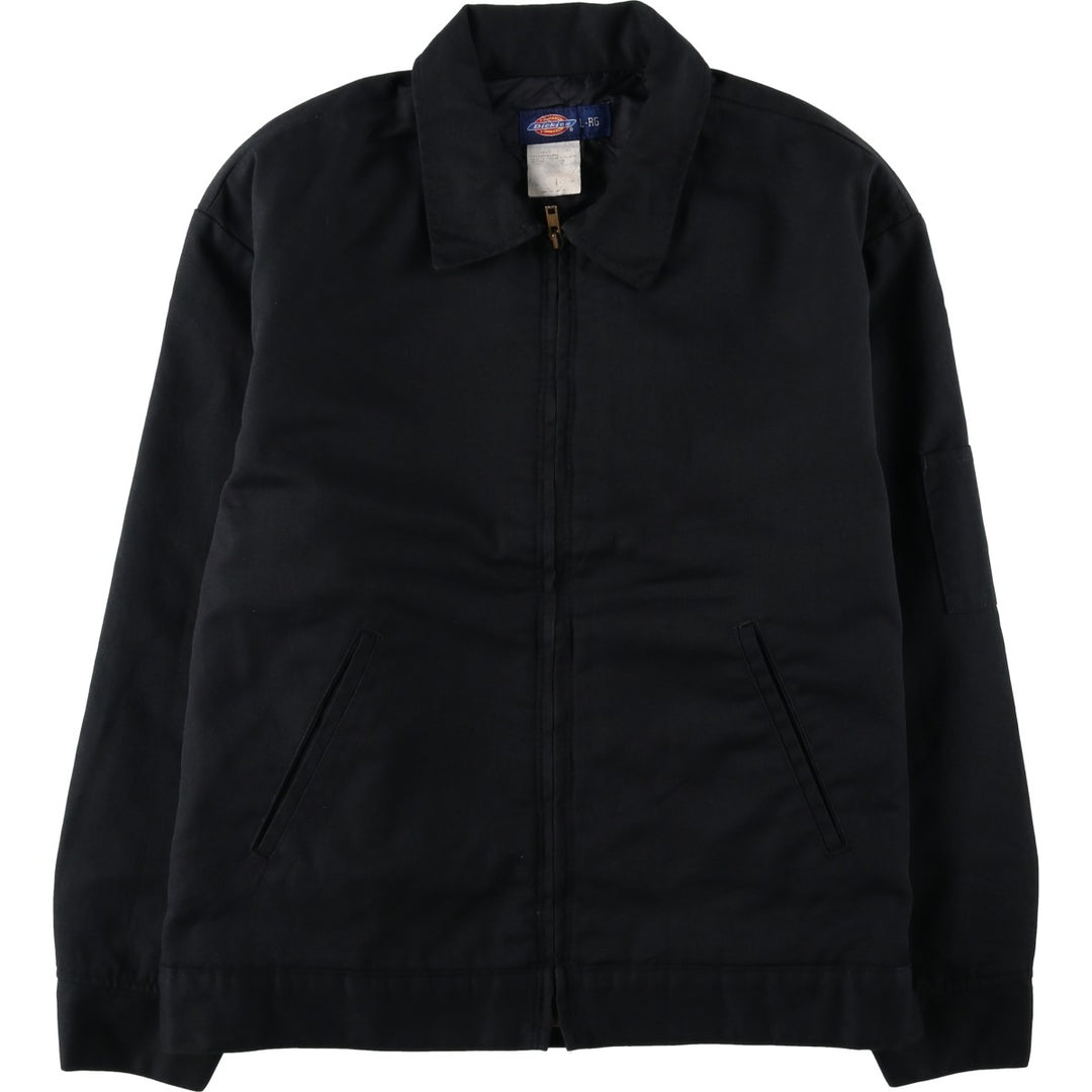 Dickies Eisenhower Jacket, padded work jacket, men's size L polyester black type Vintage Second Hand