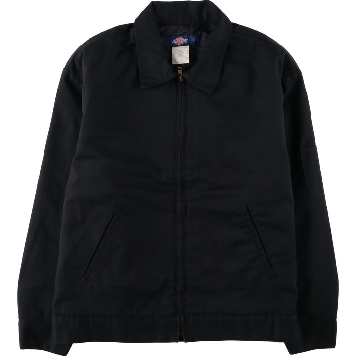 Dickies Eisenhower Jacket, padded work jacket, men's size L polyester black type Vintage Second Hand