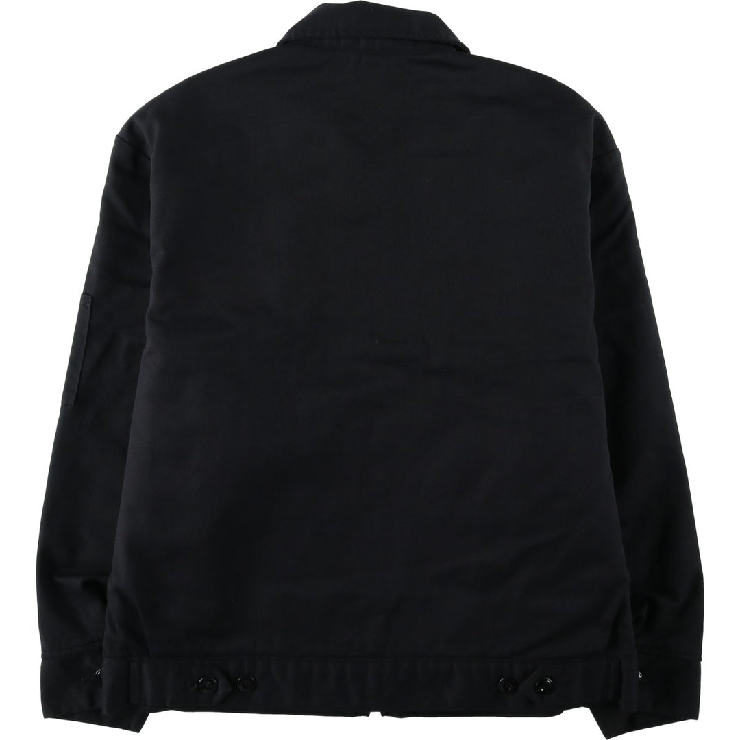 Dickies Eisenhower Jacket, padded work jacket, men's size L polyester black type Vintage Second Hand