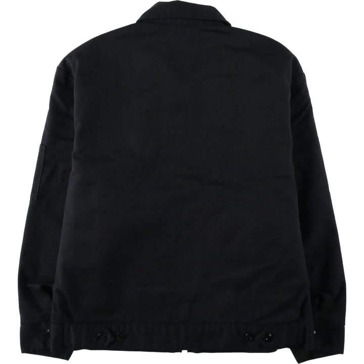 Dickies Eisenhower Jacket, padded work jacket, men's size L polyester black type Vintage Second Hand