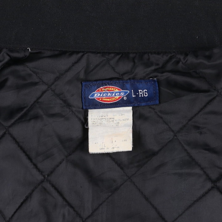 Dickies Eisenhower Jacket, padded work jacket, men's size L polyester black type Vintage Second Hand