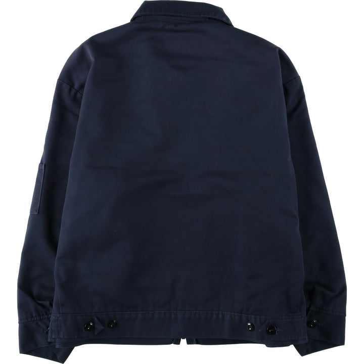Dickies Eisenhower Jacket, padded work jacket, men's size XL polyester navy blue type Vintage Second Hand