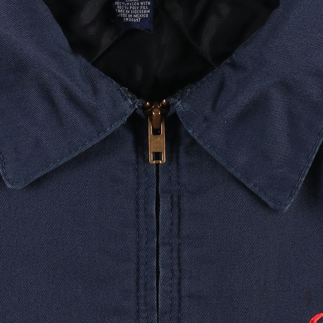 Dickies Eisenhower Jacket, padded work jacket, men's size XL polyester navy blue type Vintage Second Hand