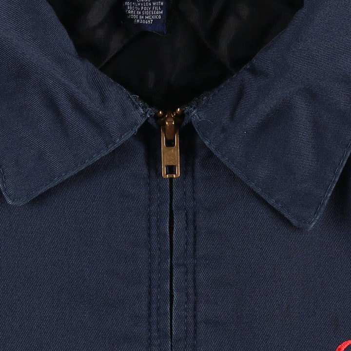 Dickies Eisenhower Jacket, padded work jacket, men's size XL polyester navy blue type Vintage Second Hand