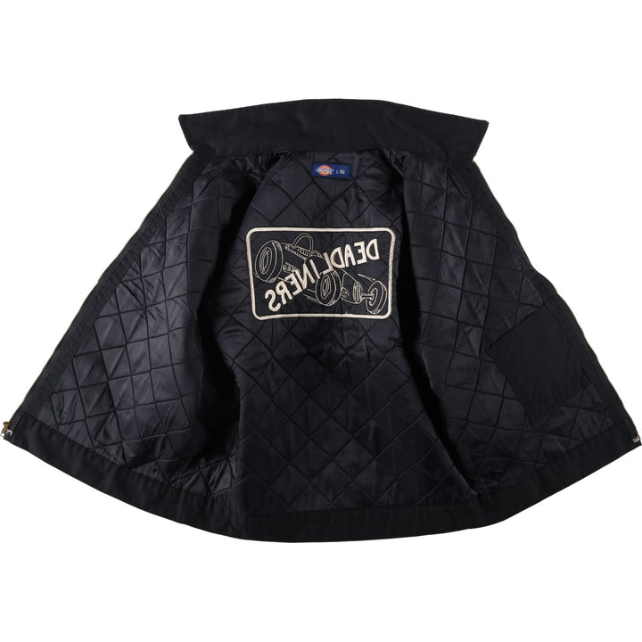 Dickies Eisenhower Jacket, padded work jacket, men's size L unclear black type Vintage Second Hand