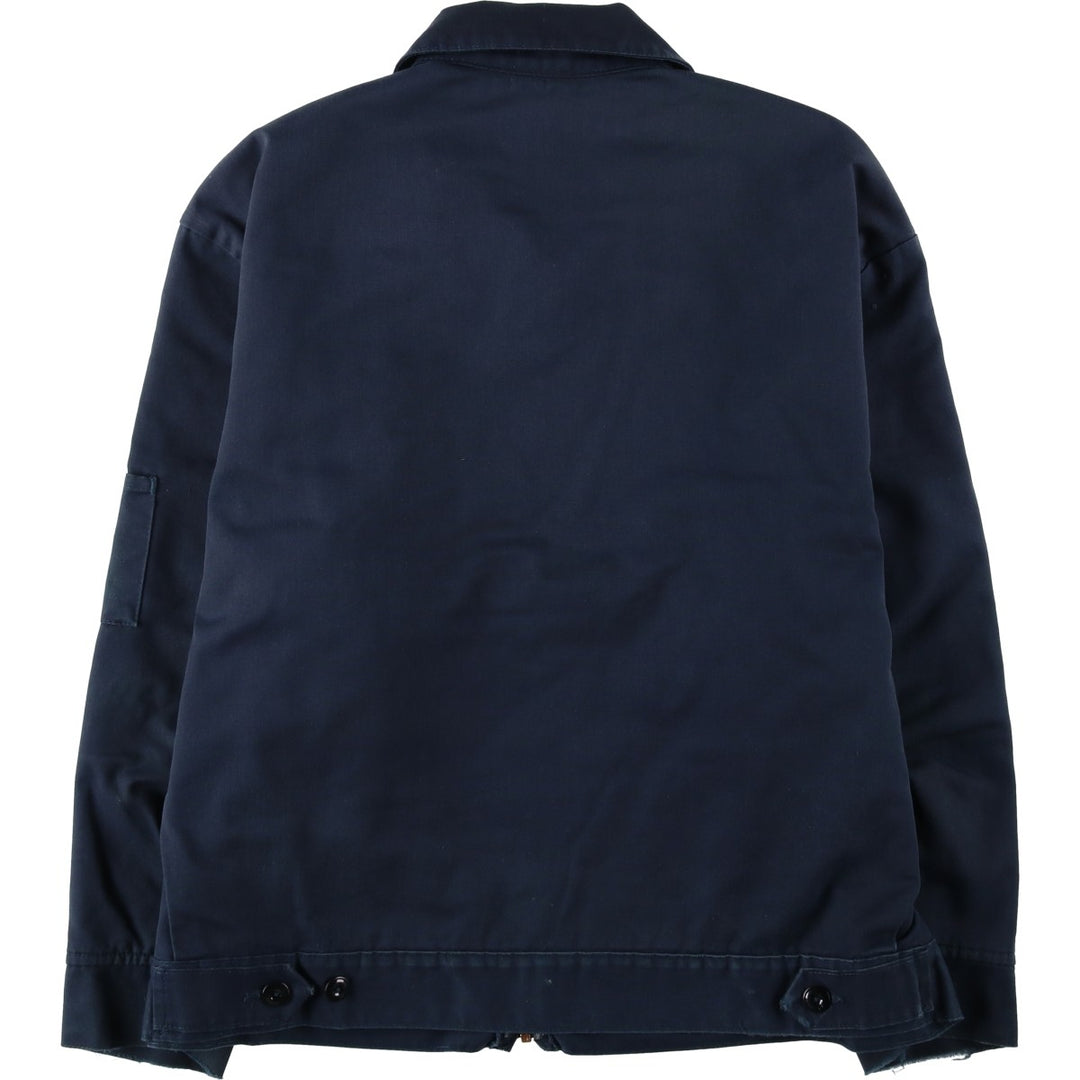 Dickies Eisenhower Jacket, padded work jacket, men's size XL polyester navy blue type Vintage Second Hand