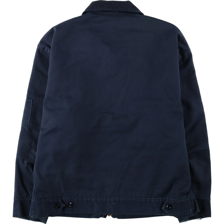Dickies Eisenhower Jacket, padded work jacket, men's size XL polyester navy blue type Vintage Second Hand
