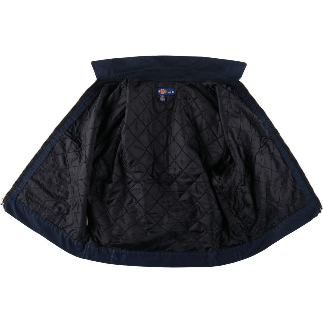 Dickies Eisenhower Jacket, padded work jacket, men's size XL polyester navy blue type Vintage Second Hand