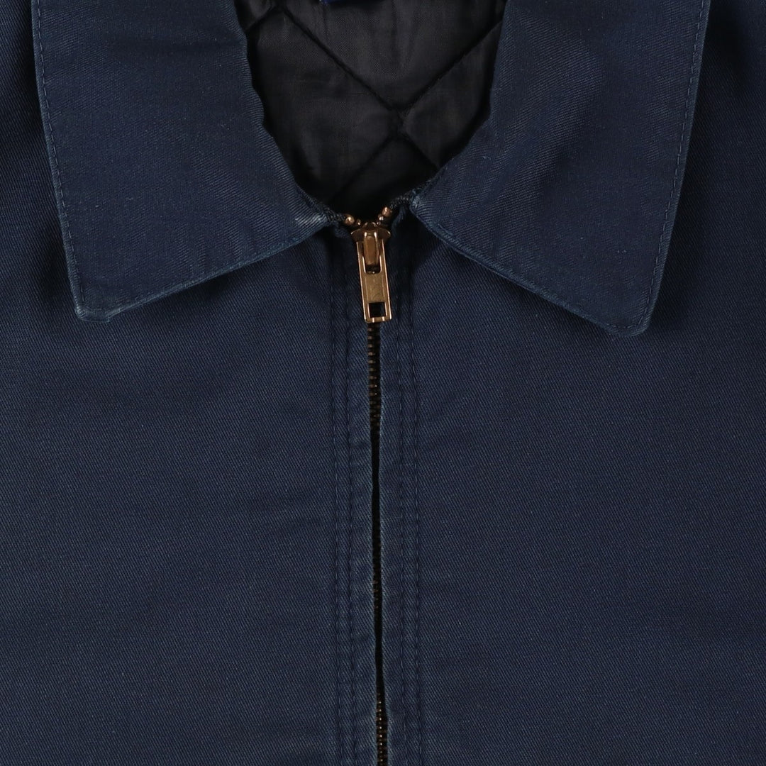 Dickies Eisenhower Jacket, padded work jacket, men's size XL polyester navy blue type Vintage Second Hand