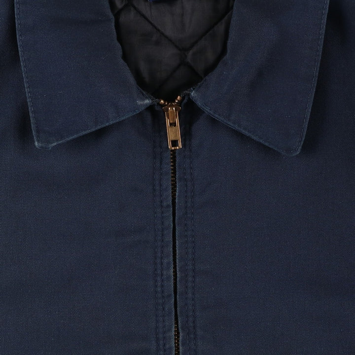 Dickies Eisenhower Jacket, padded work jacket, men's size XL polyester navy blue type Vintage Second Hand