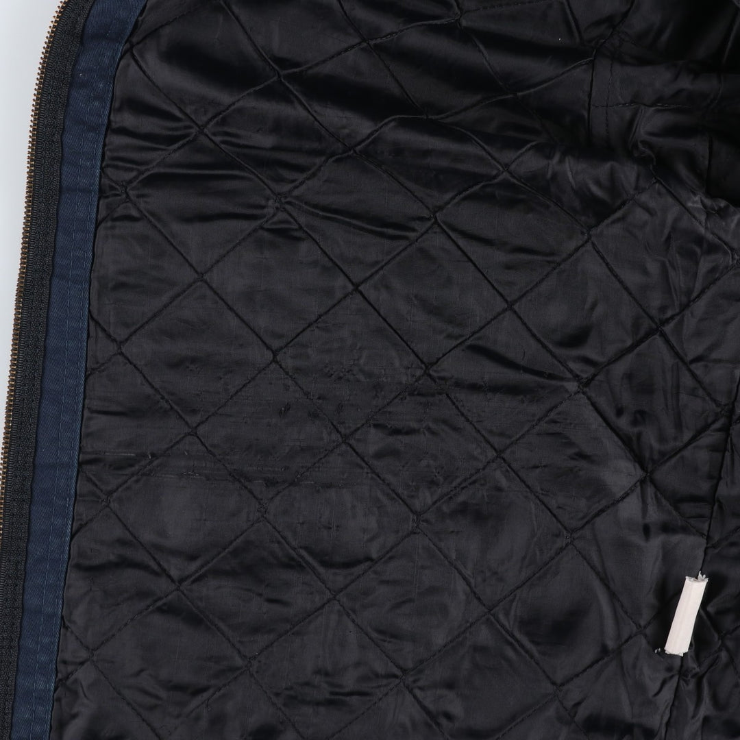 Dickies Eisenhower Jacket, padded work jacket, men's size XL polyester navy blue type Vintage Second Hand
