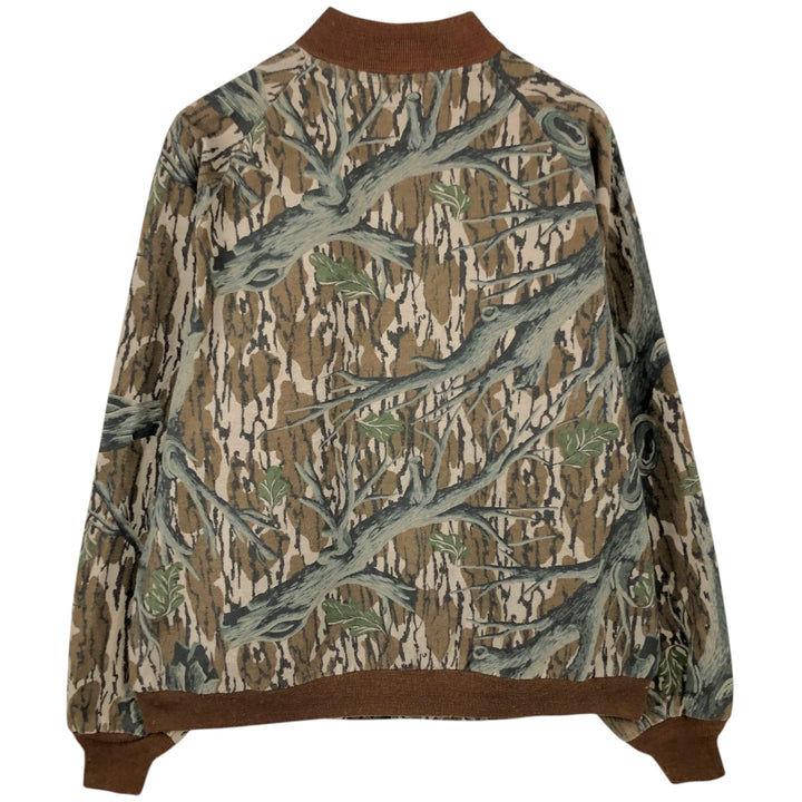 80s-90'S MOSSY OAK Camouflage Pattern Realtree Camo Cotton Blouson, Made in USA, Men's XL equivalent, Vintage cotton Beige type Vintage Second Hand