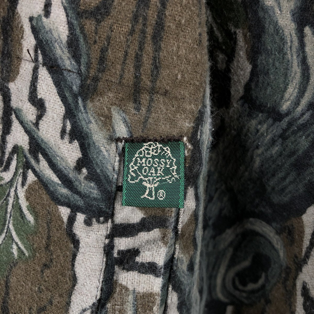 80s-90'S MOSSY OAK Camouflage Pattern Realtree Camo Cotton Blouson, Made in USA, Men's XL equivalent, Vintage cotton Beige type Vintage Second Hand