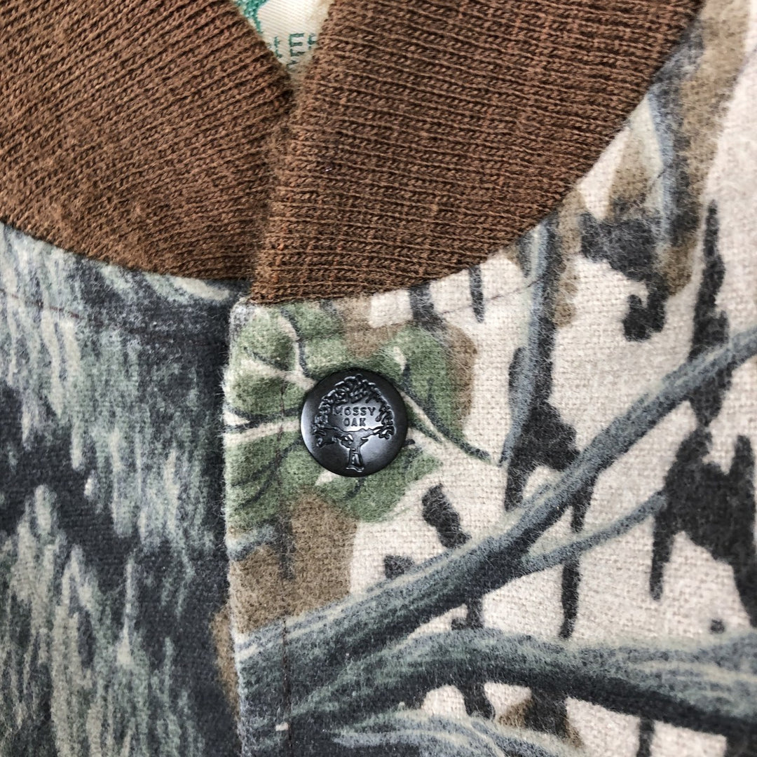 80s-90'S MOSSY OAK Camouflage Pattern Realtree Camo Cotton Blouson, Made in USA, Men's XL equivalent, Vintage cotton Beige type Vintage Second Hand
