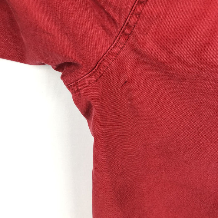 90'S J.Crew Cotton Hoodie, Men's Size L (approx.), Vintage cotton red type Vintage Second Hand