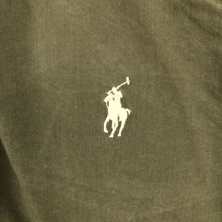 Ralph Lauren POLO RALPH LAUREN cotton hoodie, men's size L cotton Khaki type Vintage Second Hand
